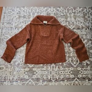 Universal Thread Rust Cowl Neck Sweater